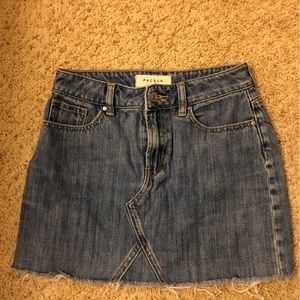 PacSun denim skirt